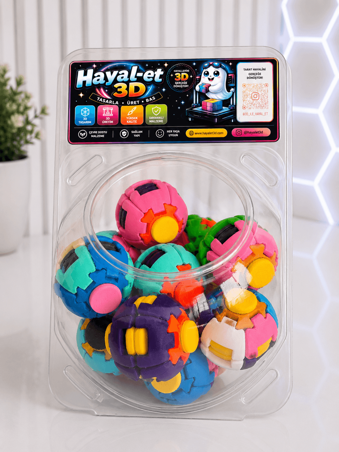 12’li Stres & Fidget Topu